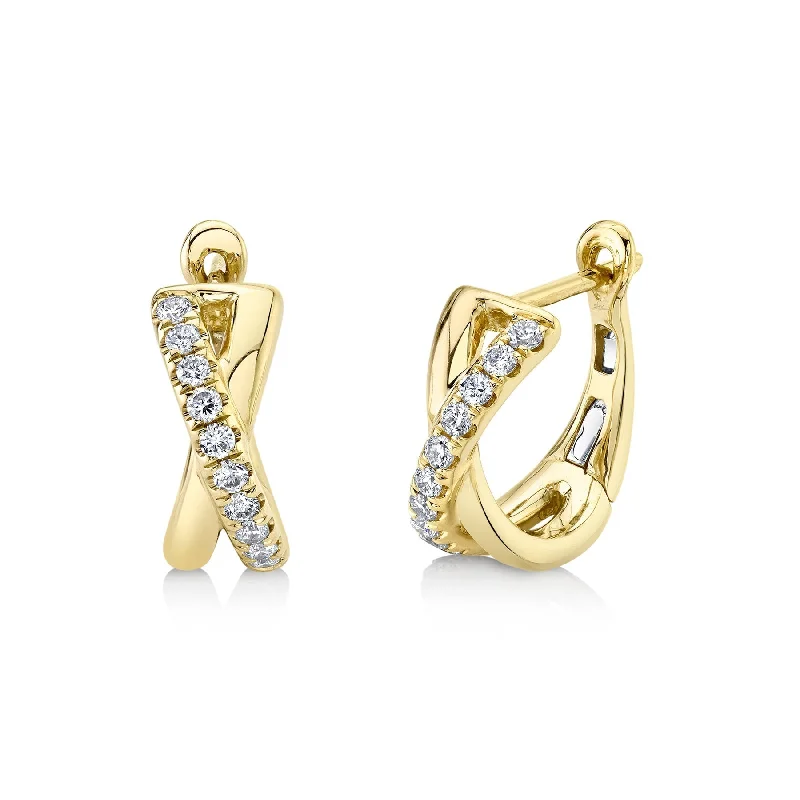 0.25CT DIAMOND HUGGIE EARRING