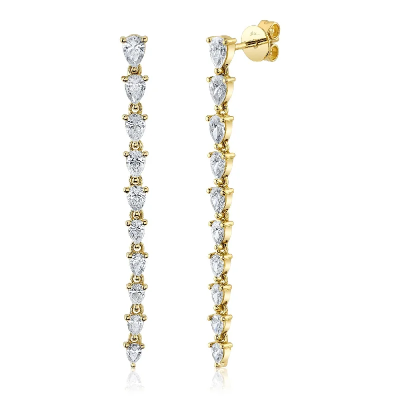 1.70CT DIAMOND PEAR EARRING