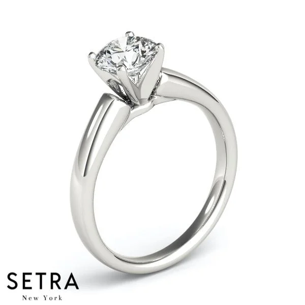 SOLITAIRES DIAMOND ENGAGEMENT 14K GOLD RINGS