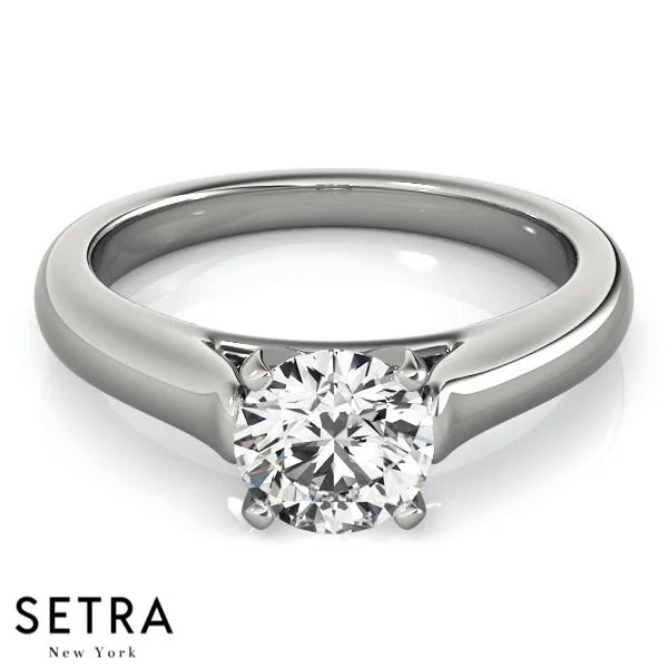 SOLITAIRES DIAMOND ENGAGEMENT 14K GOLD RINGS