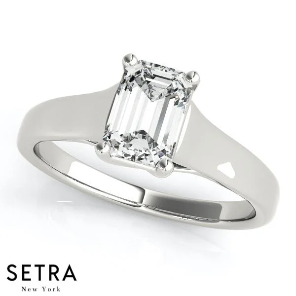 SOLITAIRES LUCIDA ENGAGEMENT RINGS OVAL SHAPE TRELLIS