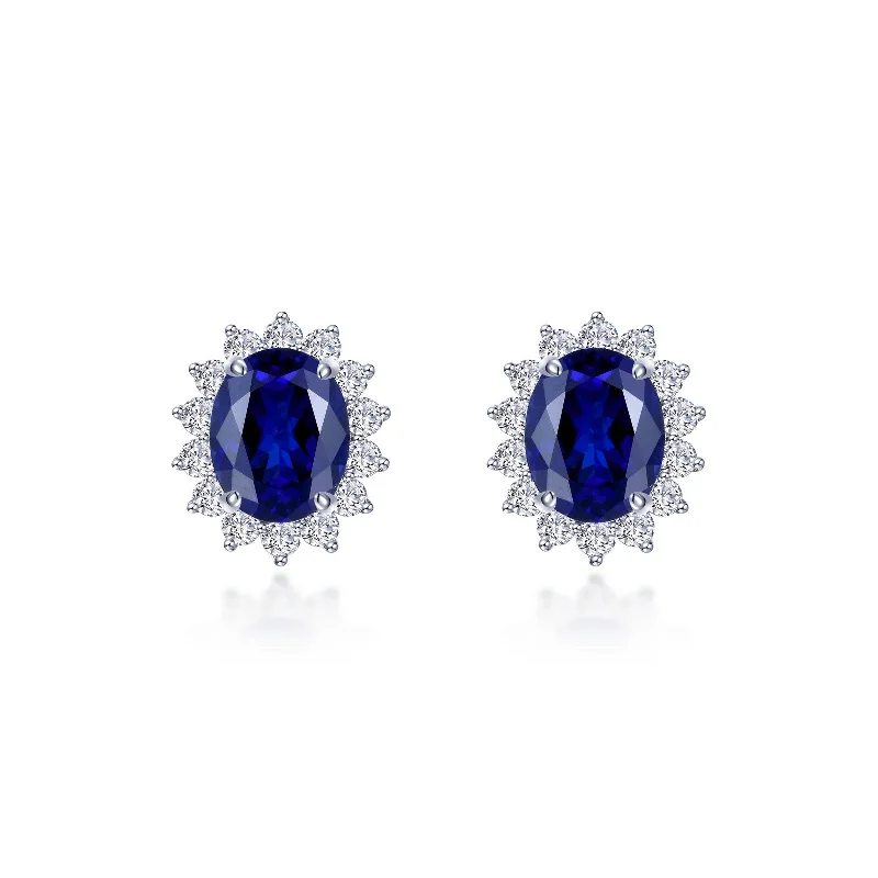 Lafonn Kaleidoscope Blue Sapphire Earring SYE028SP00