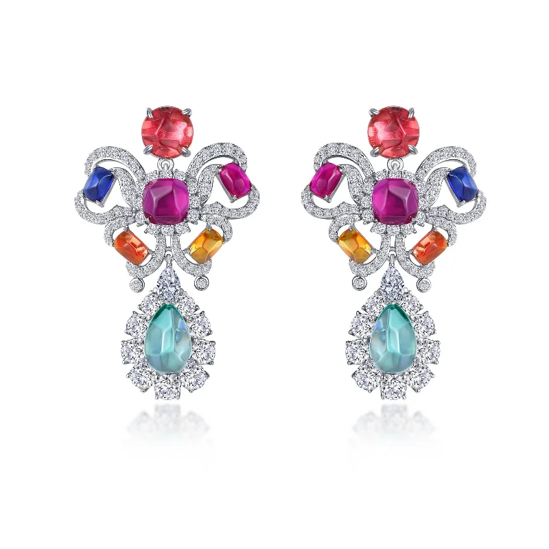 Lafonn Kaleidoscope Multi Color Earring SYE006MP00