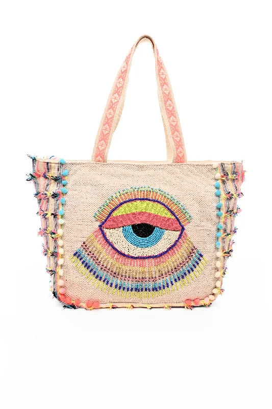 Lazy Daze Evil Eye Tote