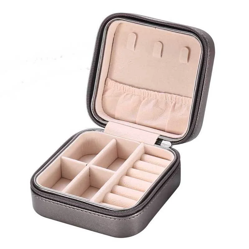 Silver Jewelry Storage/Travel Case