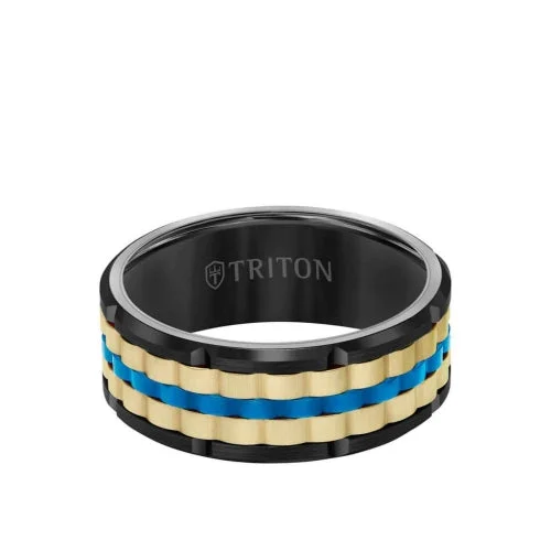 Triton Rogue Wedding Band 11-6016BCYBU-G