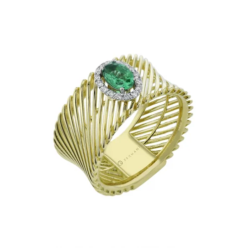 Zeghani Precious Stones Ring Zr2398