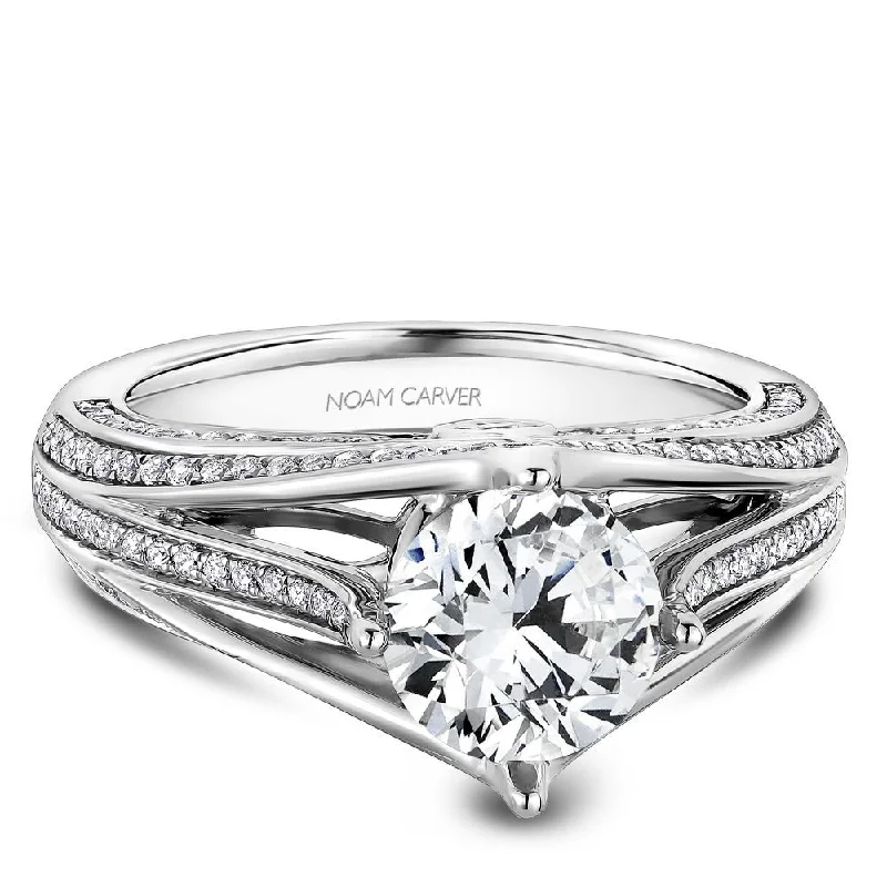 0.51ctw Round Engagement Ring