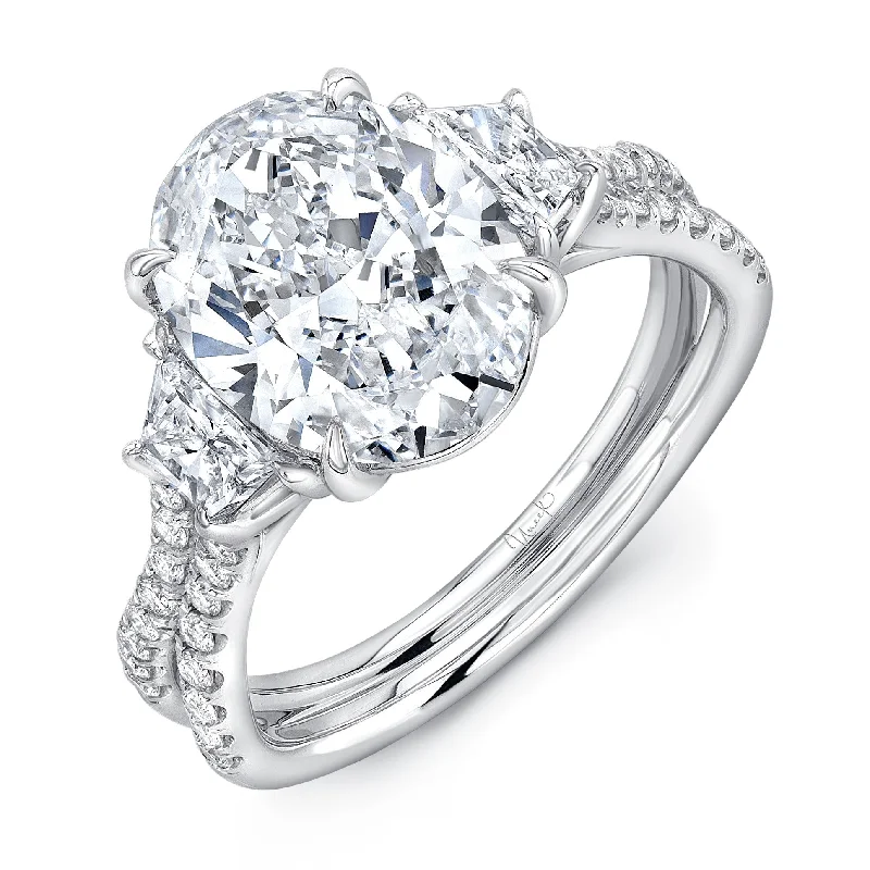 1.72ctw Double Shank Engagement Ring