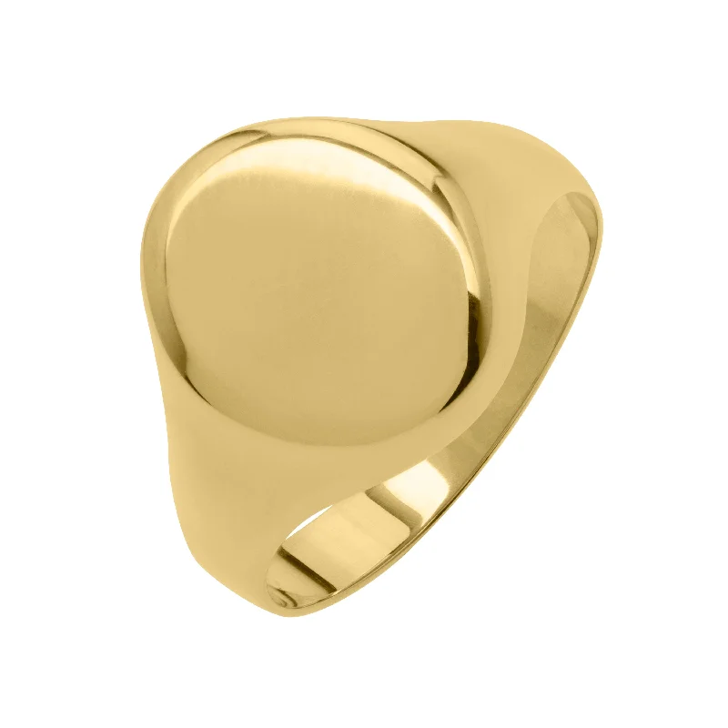 10K Classic Signet Ring