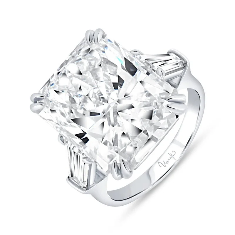 16.97ctw Three-Stone Radiant Diamond Engagement Ring