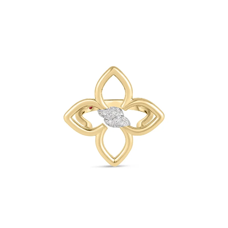 Diamond Small Cialoma Flower Ring