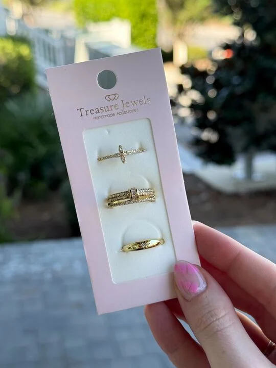 Classic Grace Ring Set by Treasure Jewels