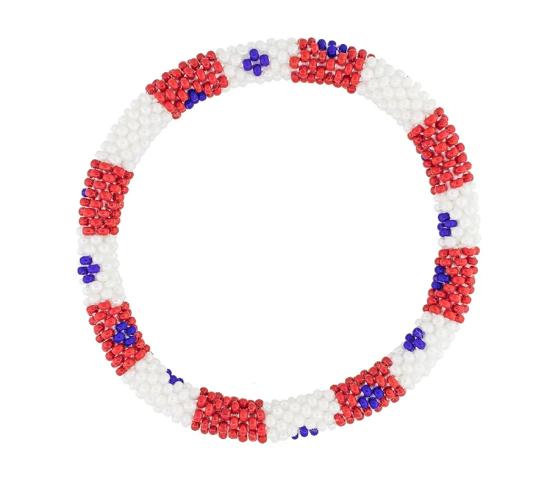 8 inch Roll-On® Bracelet <br> Broad Stripes and Bright Stars