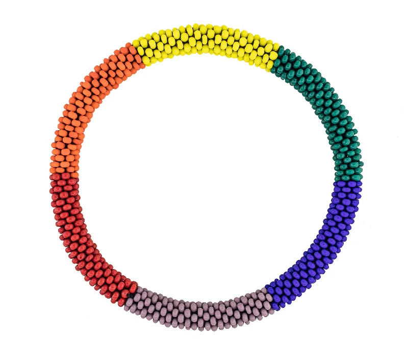 8 inch Roll-On® Bracelet <br> Color Block Love Noir