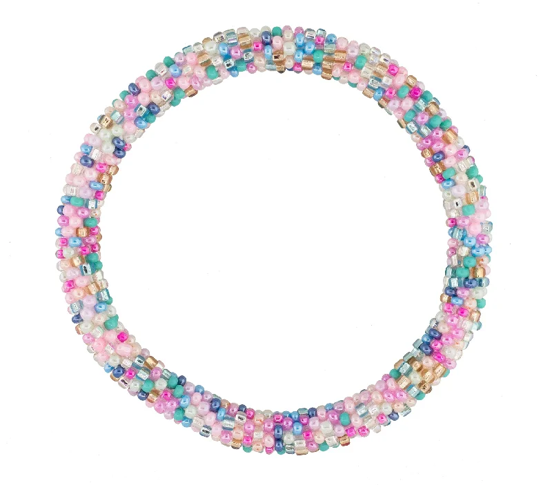 8 inch Roll-On® Bracelet <br> Flower Power Speckled