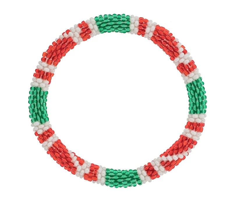 8 inch Roll-On® Bracelet <br> Holly Jolly