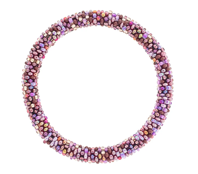 8 inch Roll-On® Bracelet <br> Bordeaux Speckled