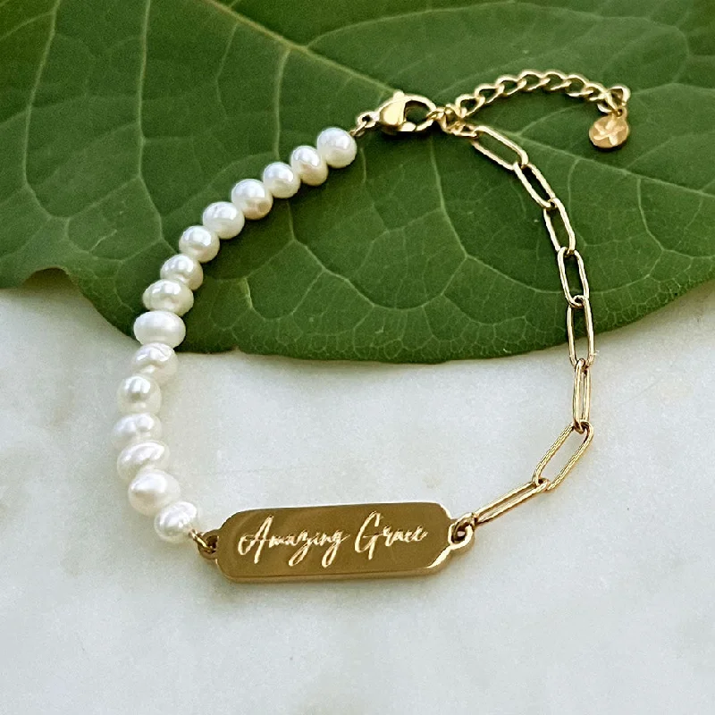 "Amazing Grace" Pearl Bracelet, China