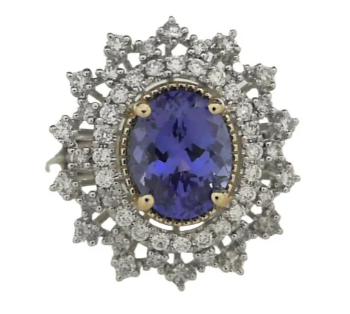 Vintage Style Tanzanite Ring