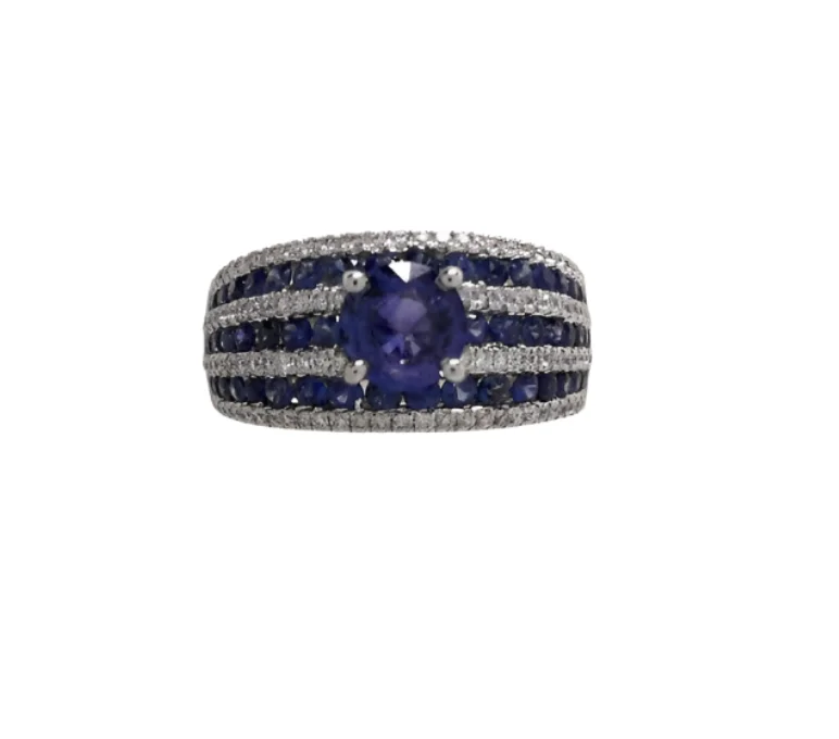 Sapphire and Diamond Ring