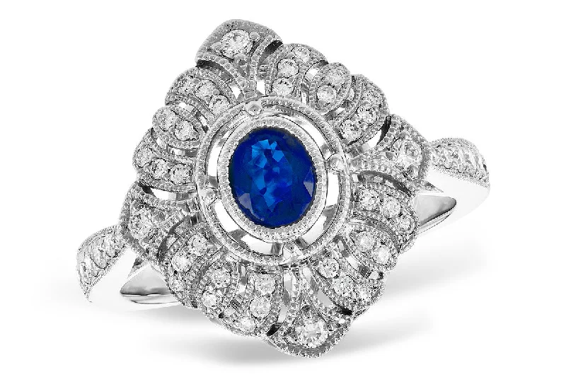 Allison Kaufman Vintage Sapphire Ring