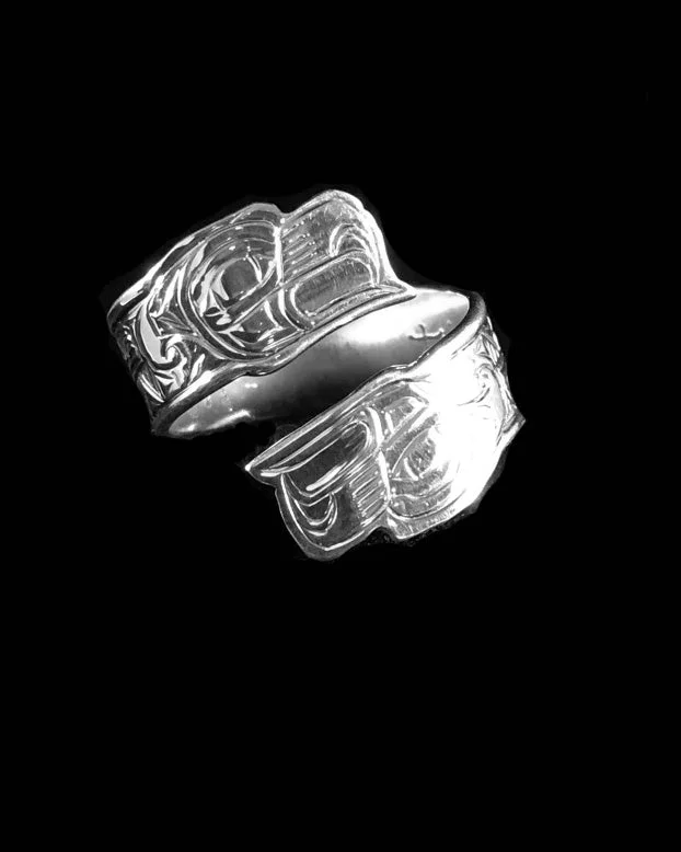 Ring- L. Chilton, Silver, Wrap, Single Animal, Various Designs