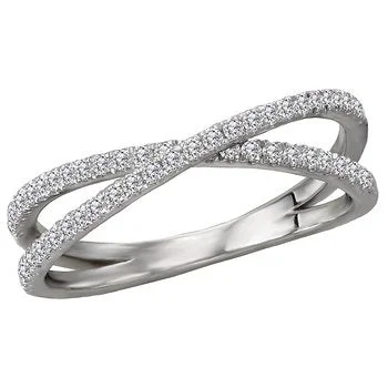 Diamond Bypass Ring