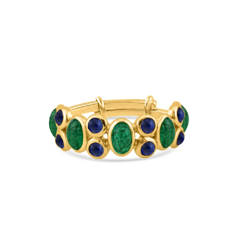 Gemstone Ring In 18K Yellow Gold