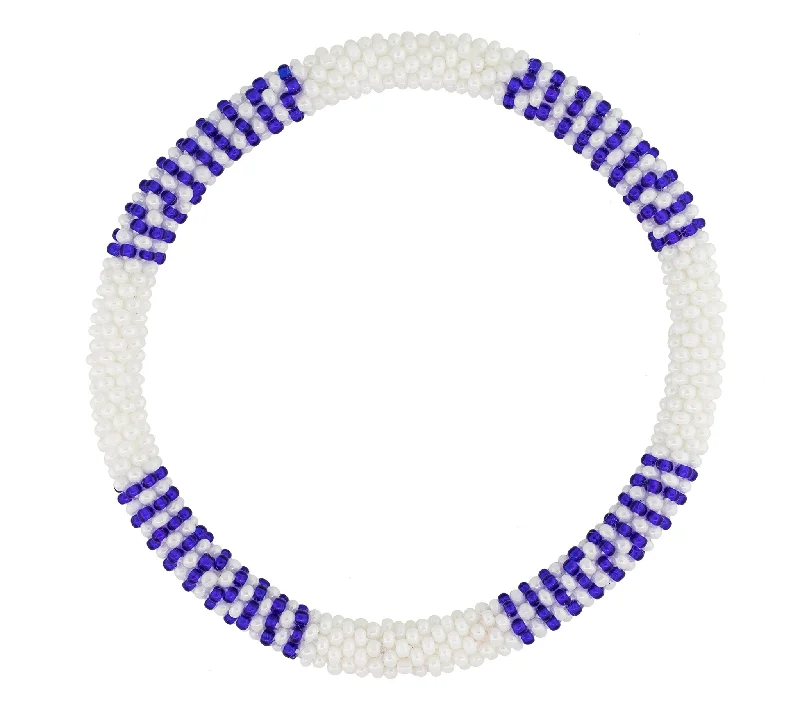 Men's Roll-On® Bracelet <br> Blue and White