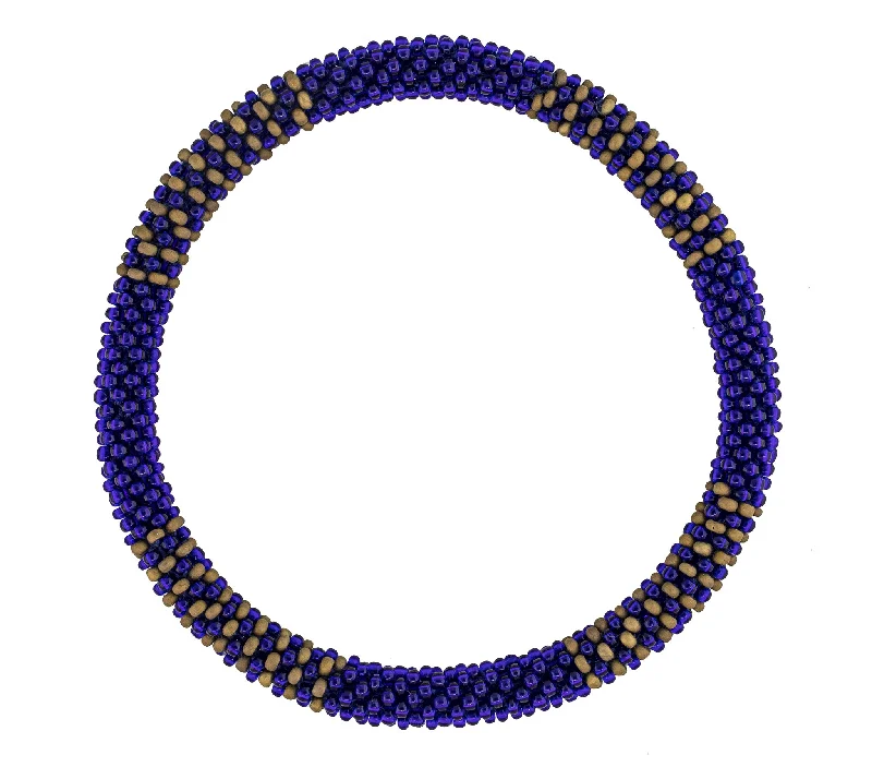 Men's Roll-On® Bracelet <br> Gold and Navy