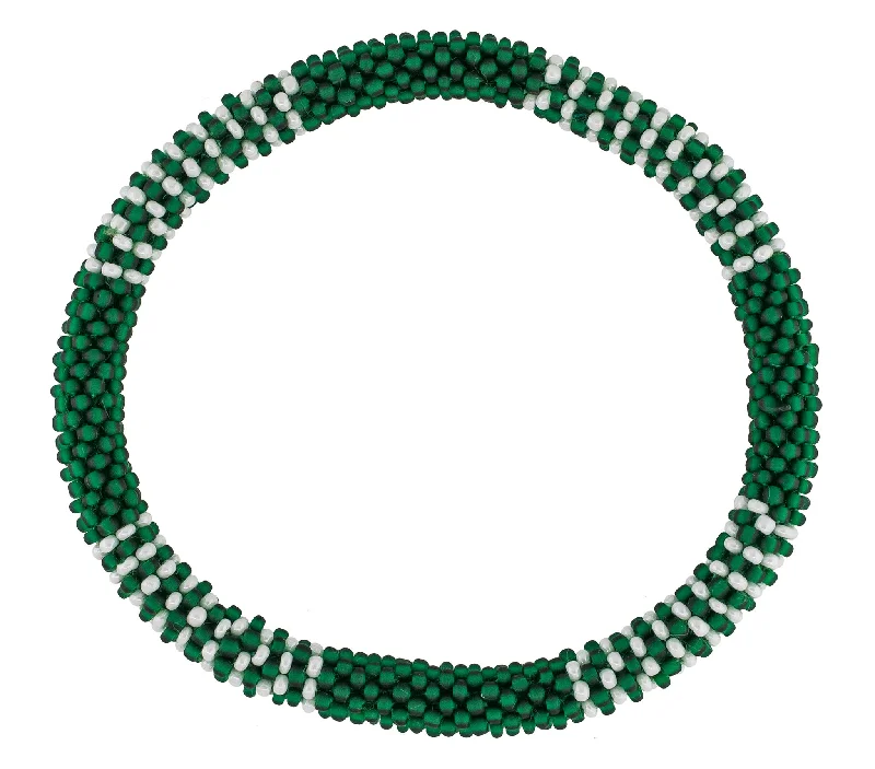 Men's Roll-On® Bracelet <br> Green and White