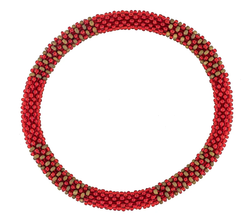 Men's Roll-On® Bracelet <br> Red and Gold