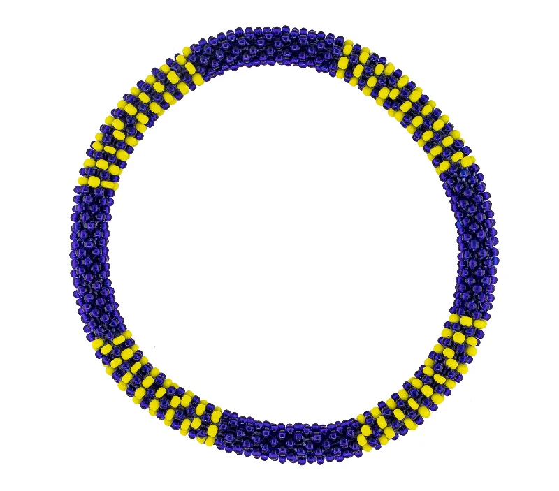 Men's Roll-On® Bracelet <br> Yellow and Navy