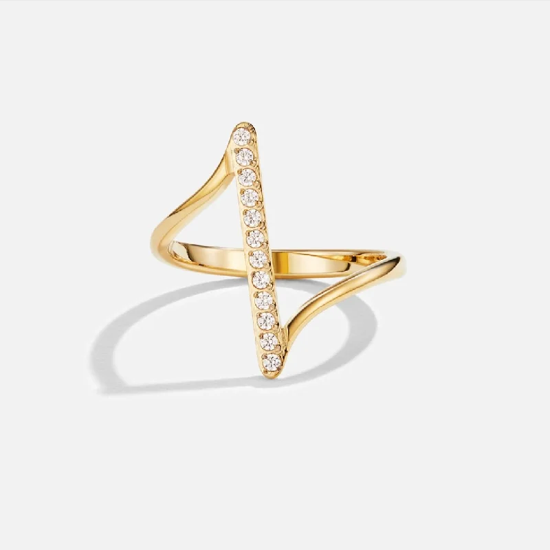 Mila Twisted Gold Ring