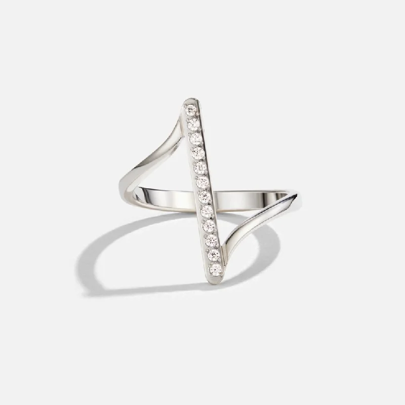 Mila Twisted Silver Ring