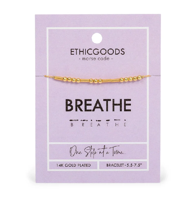 Morse Code "Breath" Bracelet, Thailand