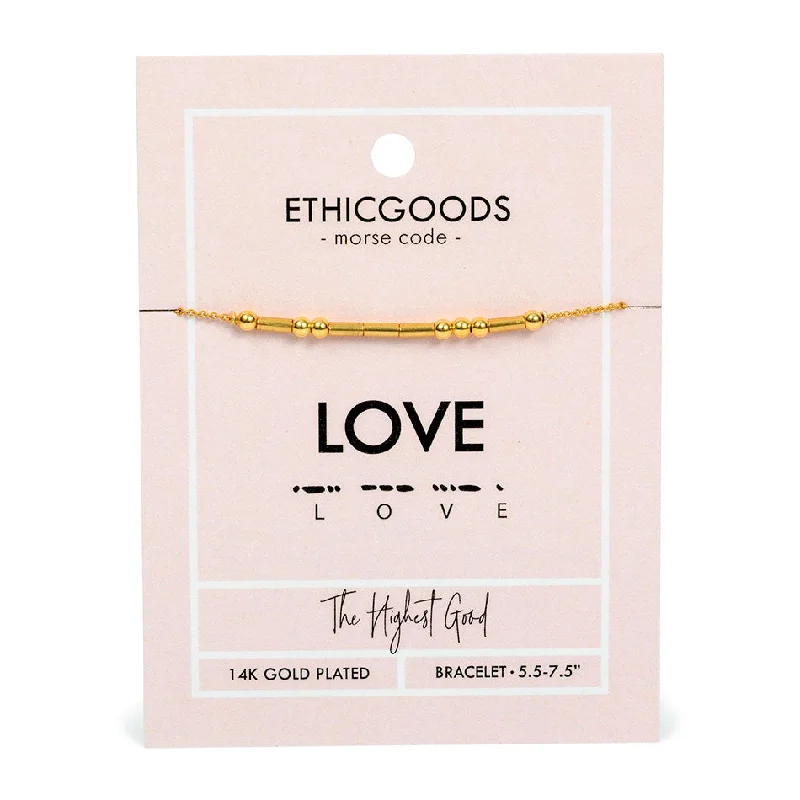 Morse Code "Love" Bracelet, Thailand