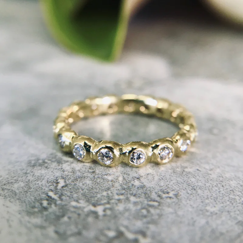 Pebble Eternity Ring