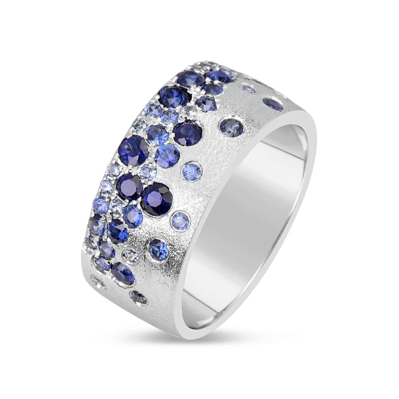 Blue Confetti Ring