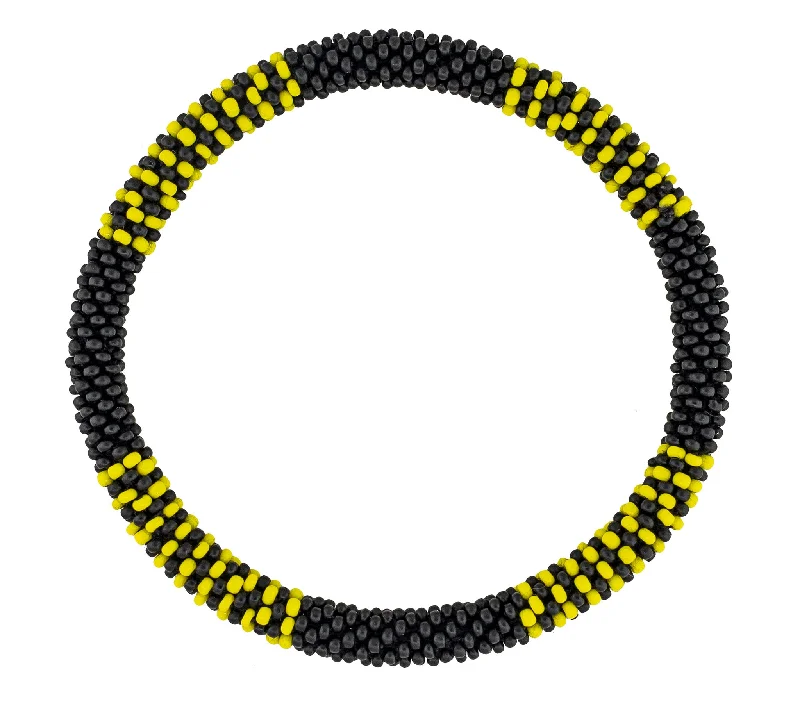 Men's Roll-On® Bracelet <br> Black and Yellow