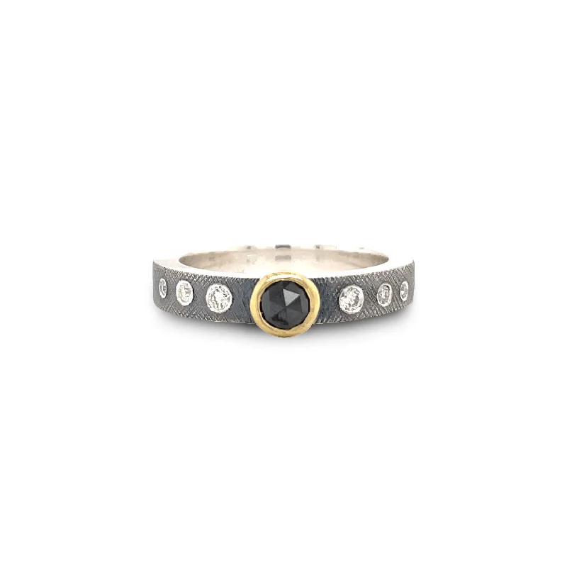 Black Diamond Ring