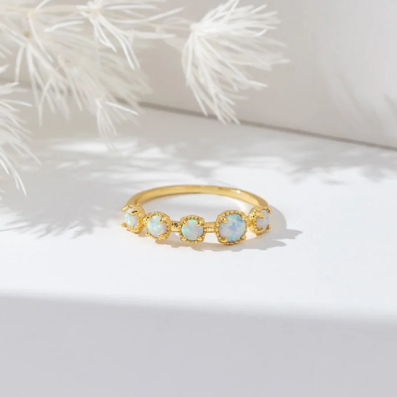 Tiffany Opal Stone Ring