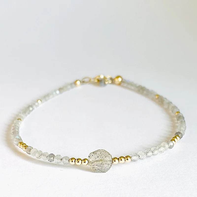 Tiny Moonstone Sparkle Bracelet